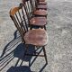 6 western beech chairs from the 1960s