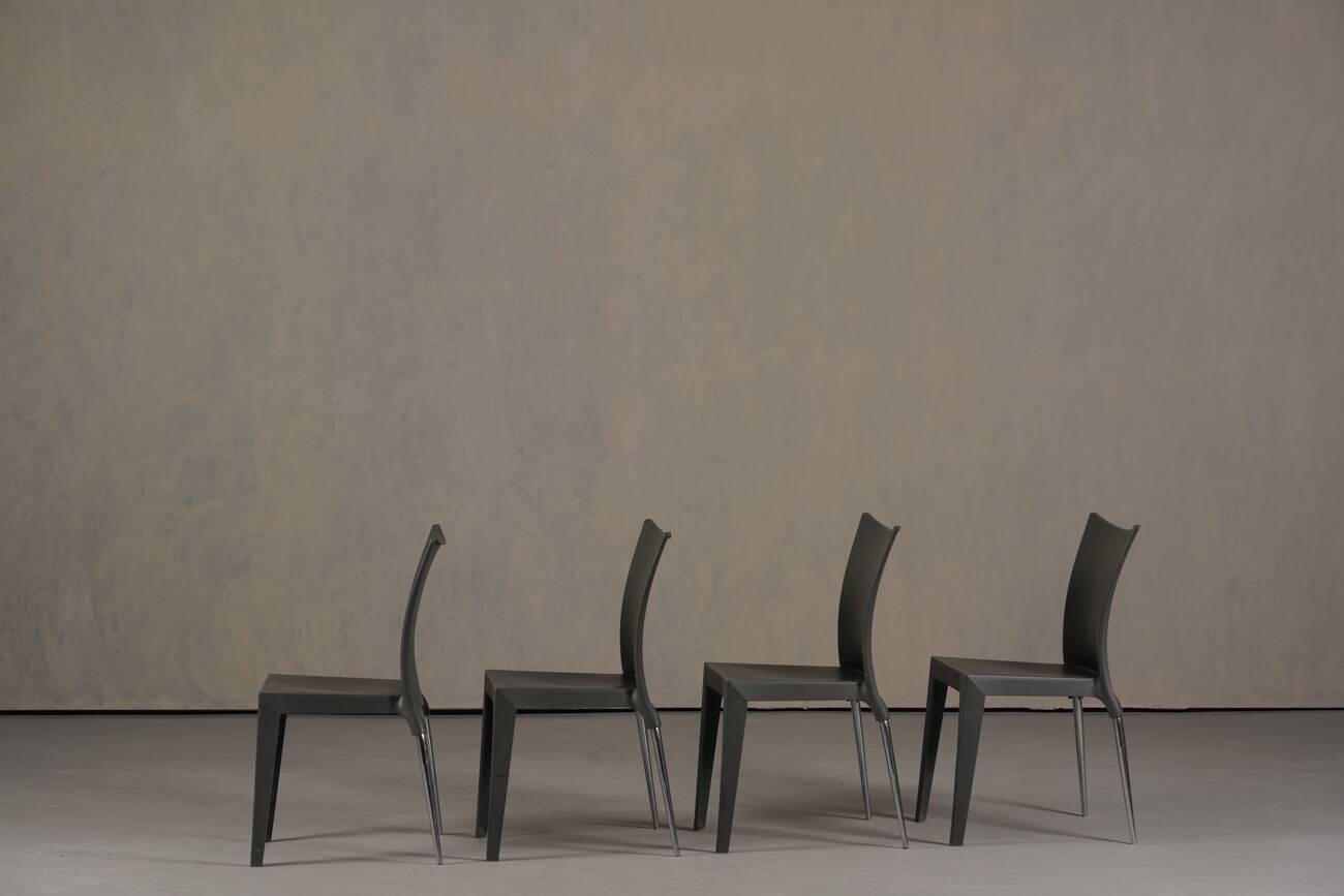 Chaises Arrmet Jo par Robbi Cantarutti et Claudio Biferali, ensemble de 4, Italie années 2000.