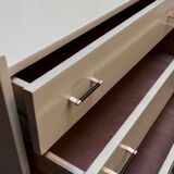 Chest of drawers 50s relooked ivory