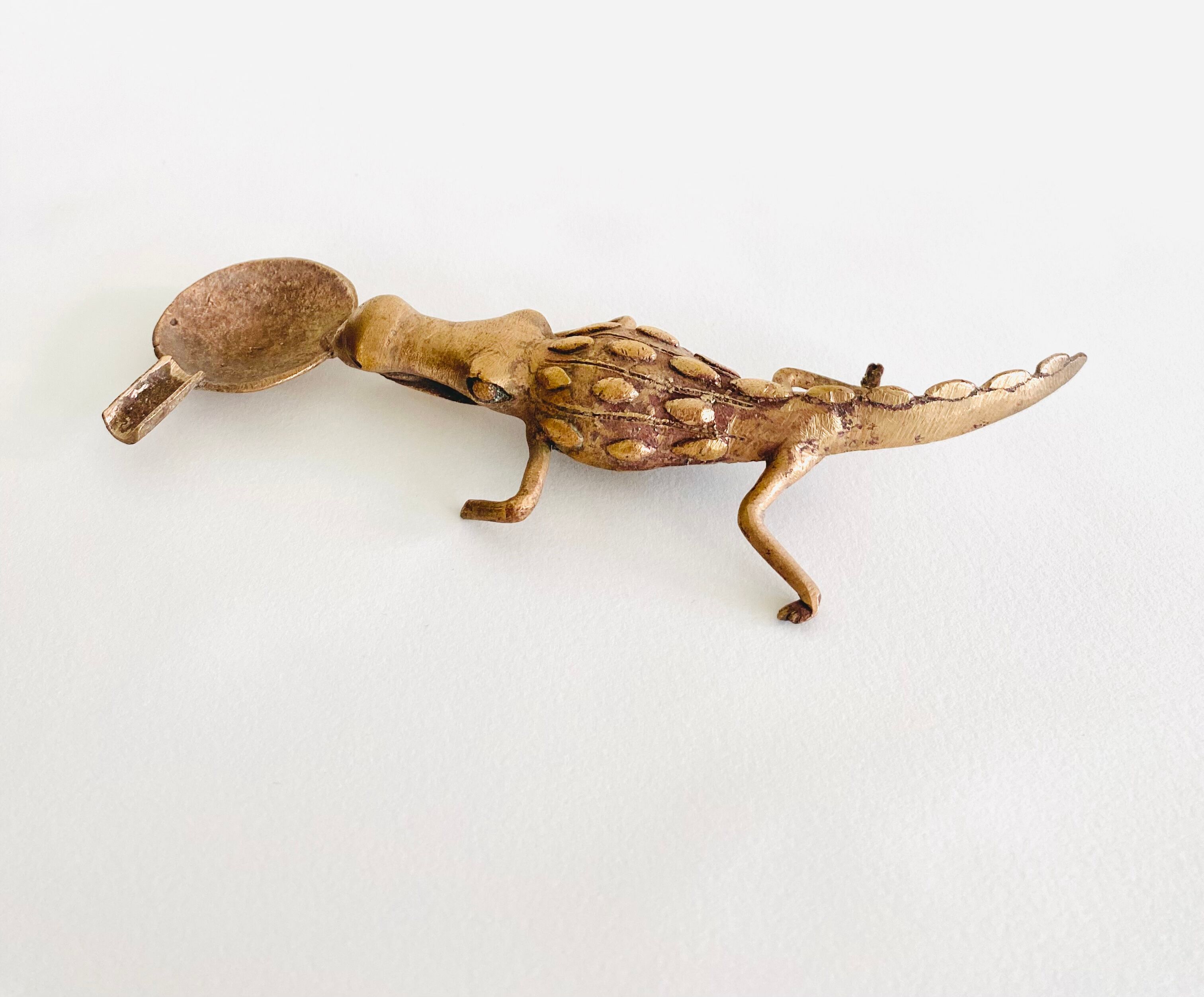 Animal bronze ashtray