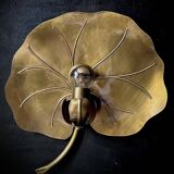 Water lily wall light