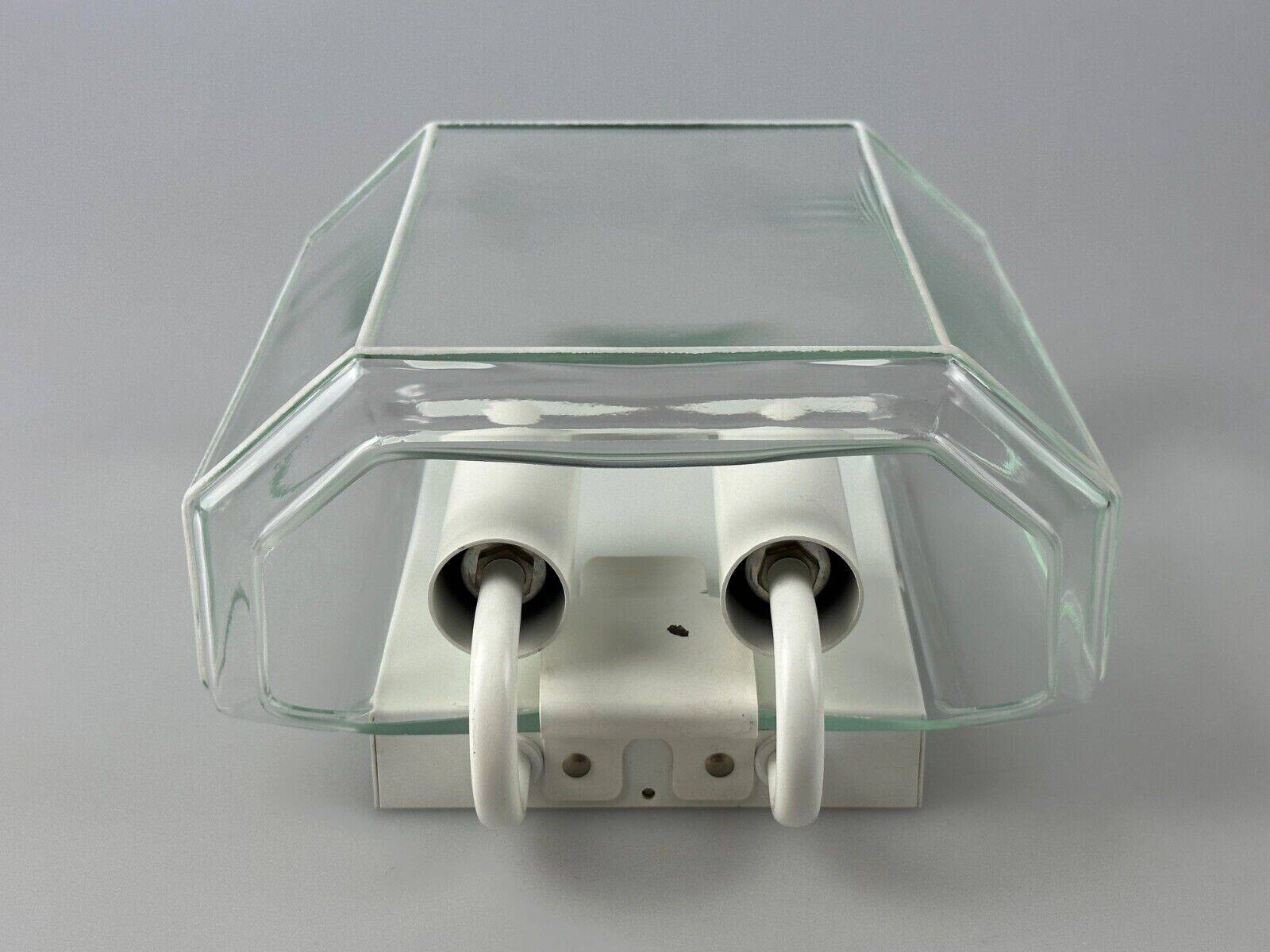 60s 70s wall lamp Glashütte Limburg Germany Glass & Metal Age Design