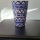 Blue and White Ceramic Decorative Vase Robert Picault