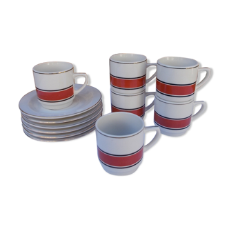 Set 6 Kun-lun coffee cups