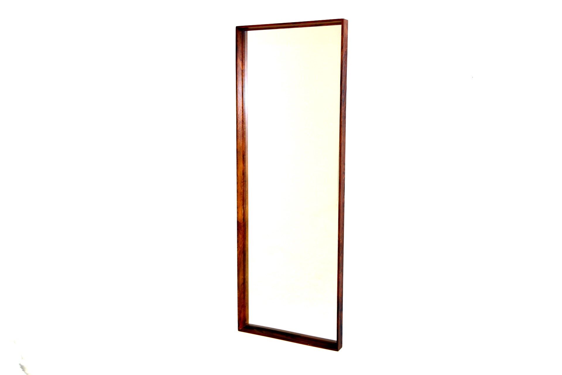 Rosewood mirror, Sweden, 1960, 122cm x 44cm