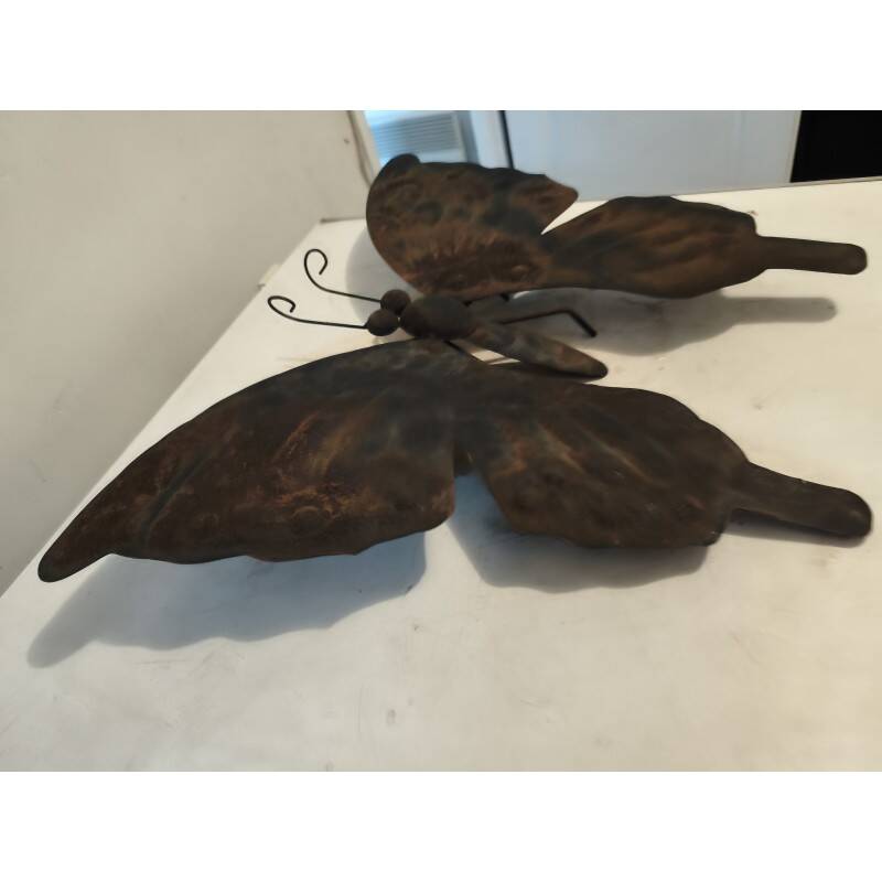 Sculpture en métal papillon