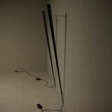 Pair of Gilles Derian torchère wall lights for Lumen Center, Italy 1984