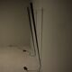 Pair of Gilles Derian torchère wall lights for Lumen Center, Italy 1984