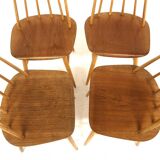 Set of 4 "Fanett" teak chairs by Ilmari Tapiovaara, Sweden, 1960