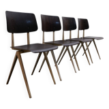 Set of 4 vintage Galvanitas chairs, 1960s