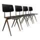 Ensemble de 4 chaises vintage Galvanitas, années 1960