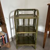 Rattan bedside table