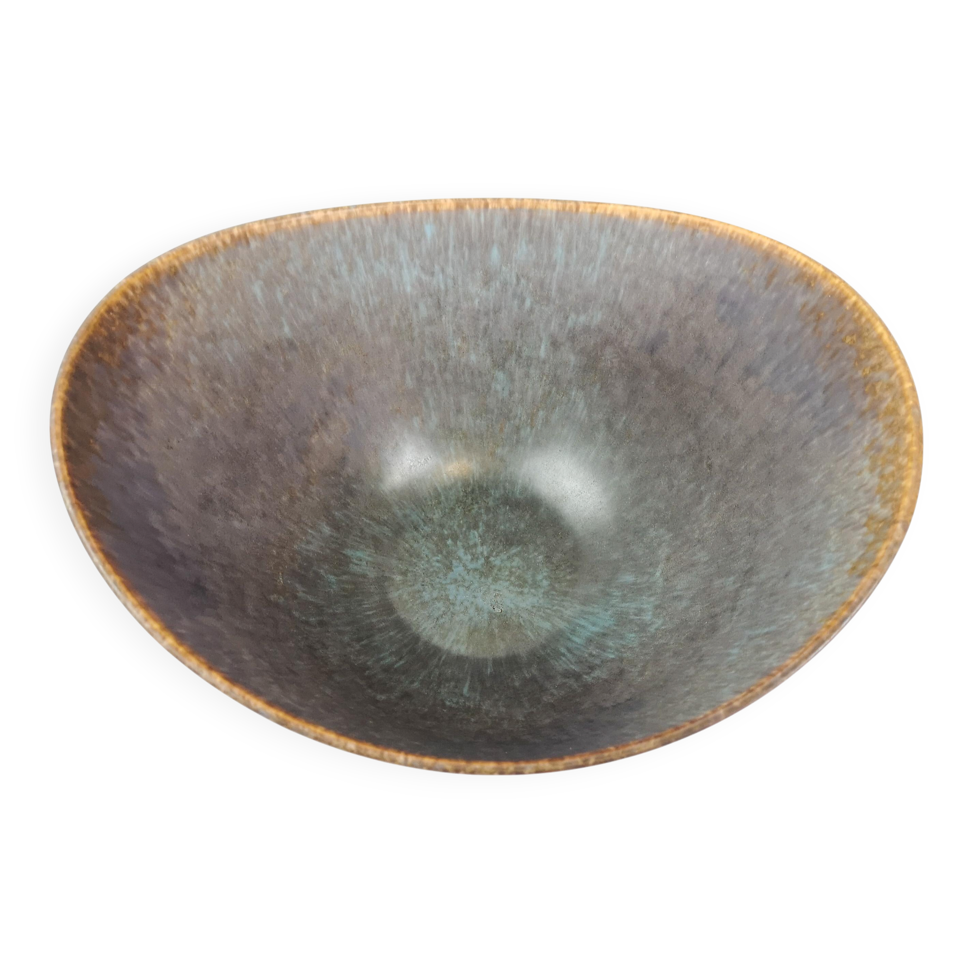 Large modern mid-century ceramic bowl Rörstrand AXK Gunnar Nylund, Sweden, 1950s.