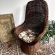 Chaise longue en osier