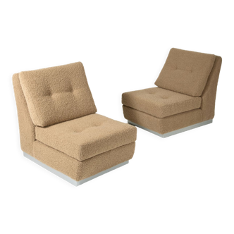 Pair of chairs Jacques Charpentier France 1970s