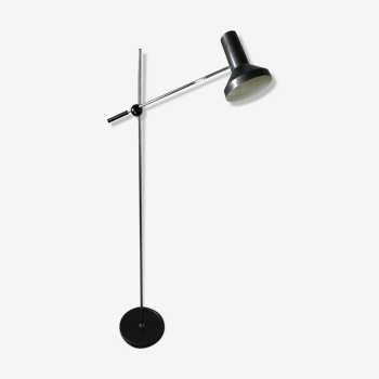 black adjustable floor lamp, 1960