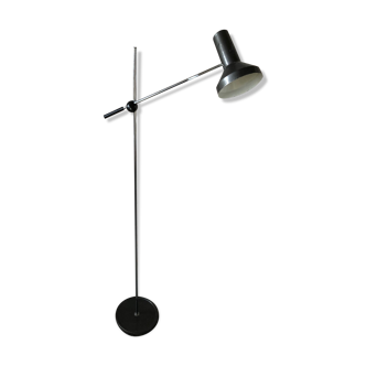 black adjustable floor lamp, 1960