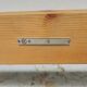 Vintage Scandinavian bed and lamp signed NK 1959