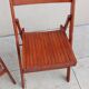 2 vintage folding chairs from the 1950s
