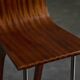 Postmodern Walnut Dining Chairs, Italy, 1980s