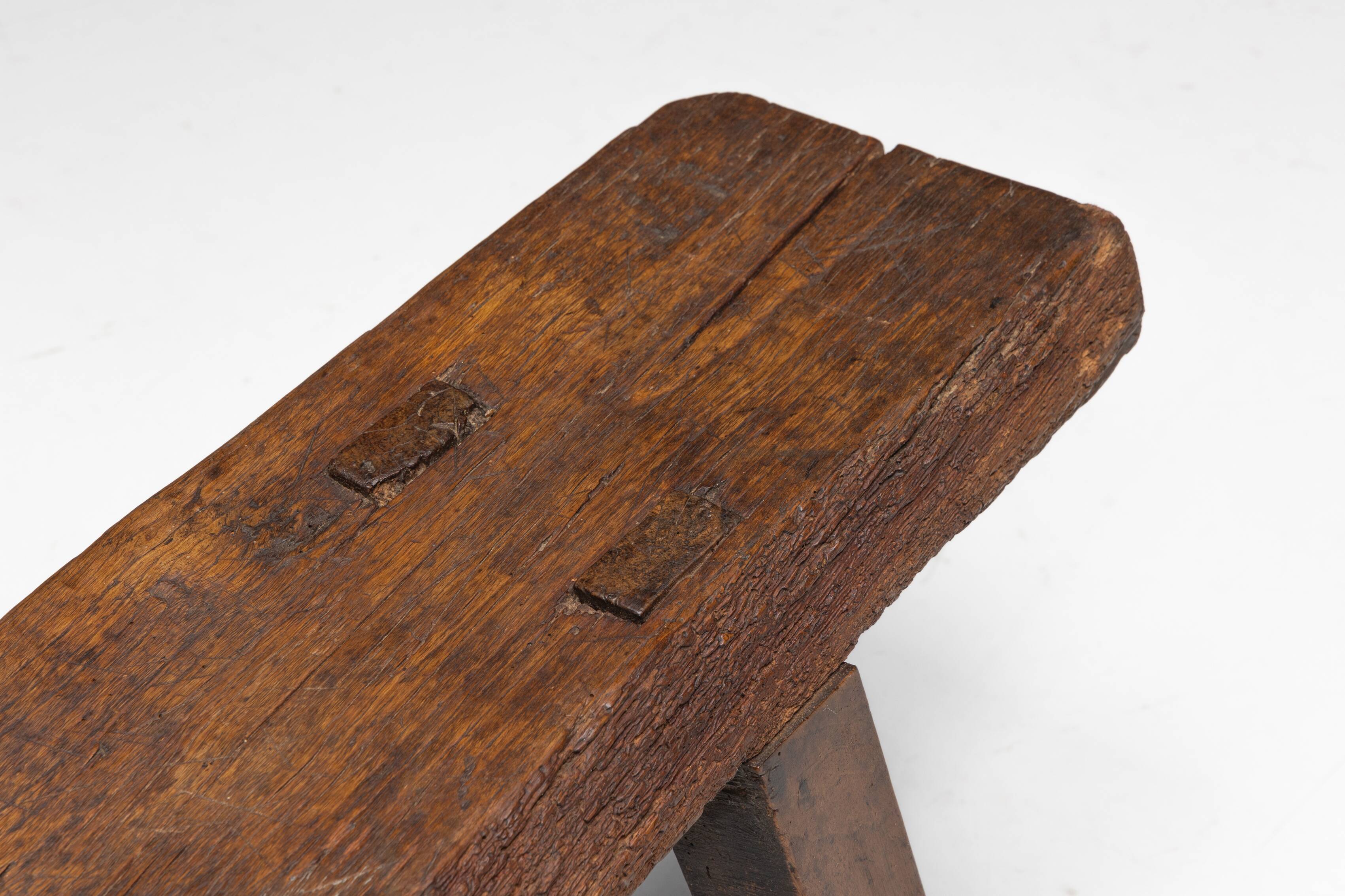 Brutalist Wabi Sabi Benches, France, 19th Century