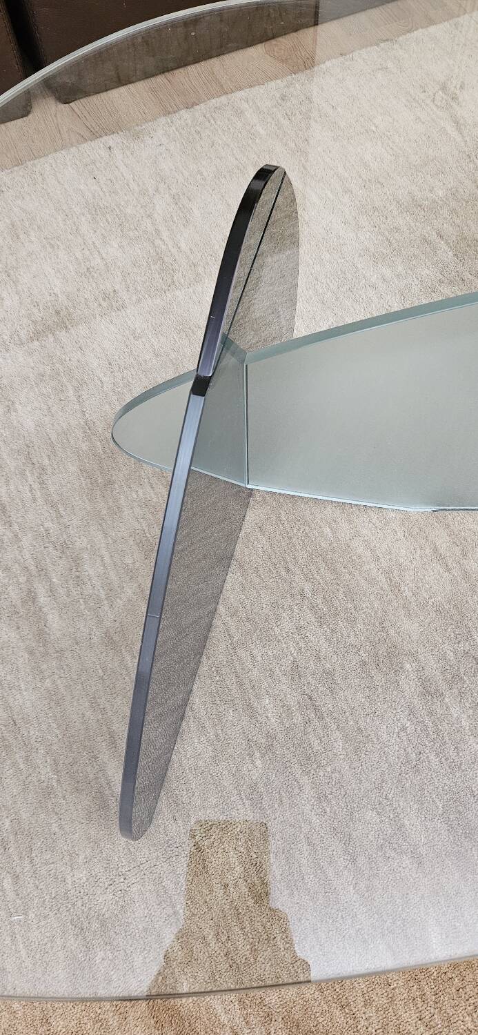 Table basse en verre