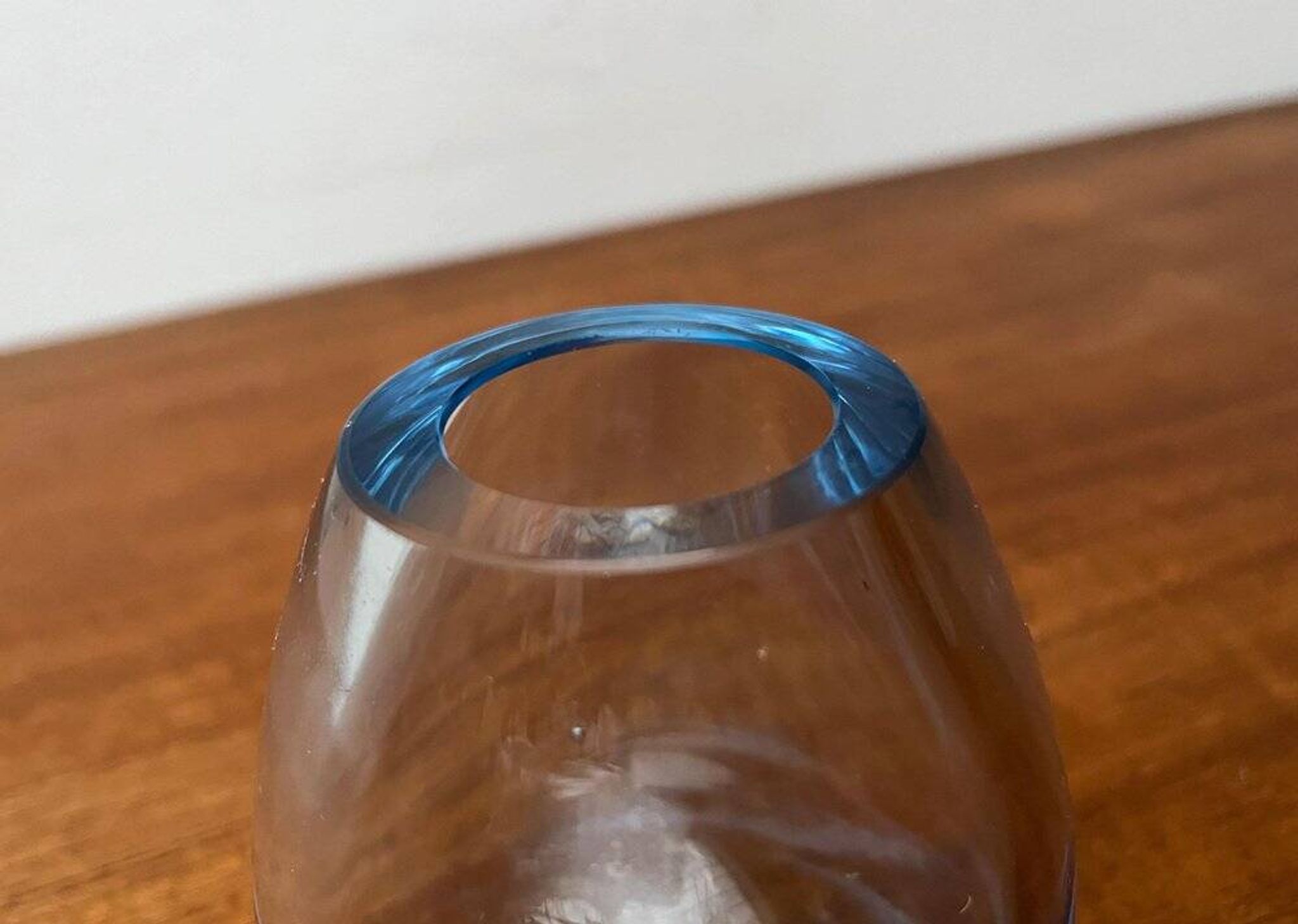 Glass vase from the Danish Hellas series by Per Lütken for Holmegaard, 1960s.