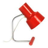 Lampe de Bureau Rouge par Josef Hurka pour Napako, 1960s