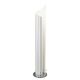Lampadaire postmoderne sculptural en acrylique opalin, Italie années 1980