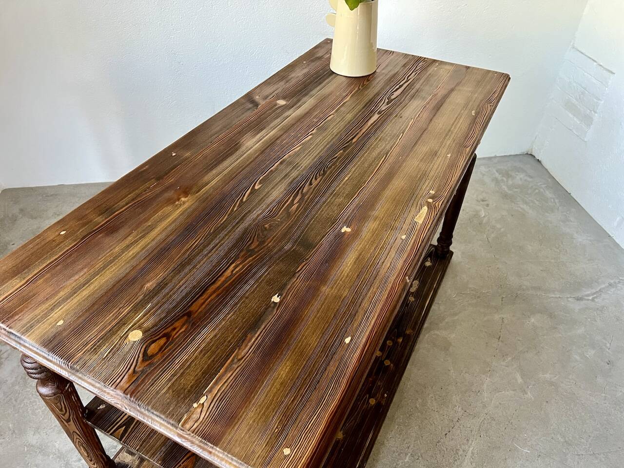 Table - 50s drapery console