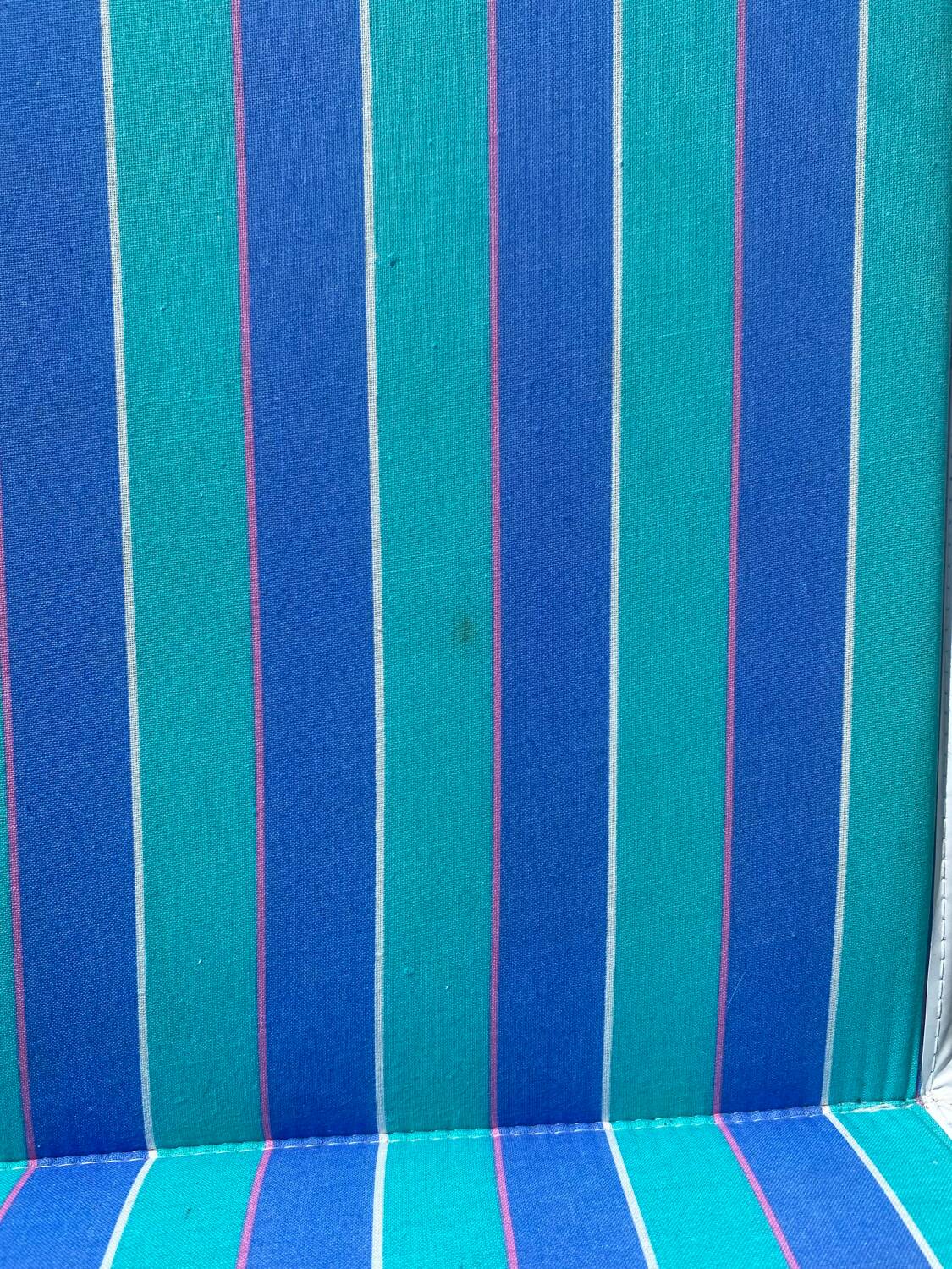 Striped camping chair