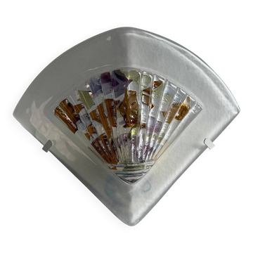 Simple Murano glass wall light, Design/One, 1970s, Germany