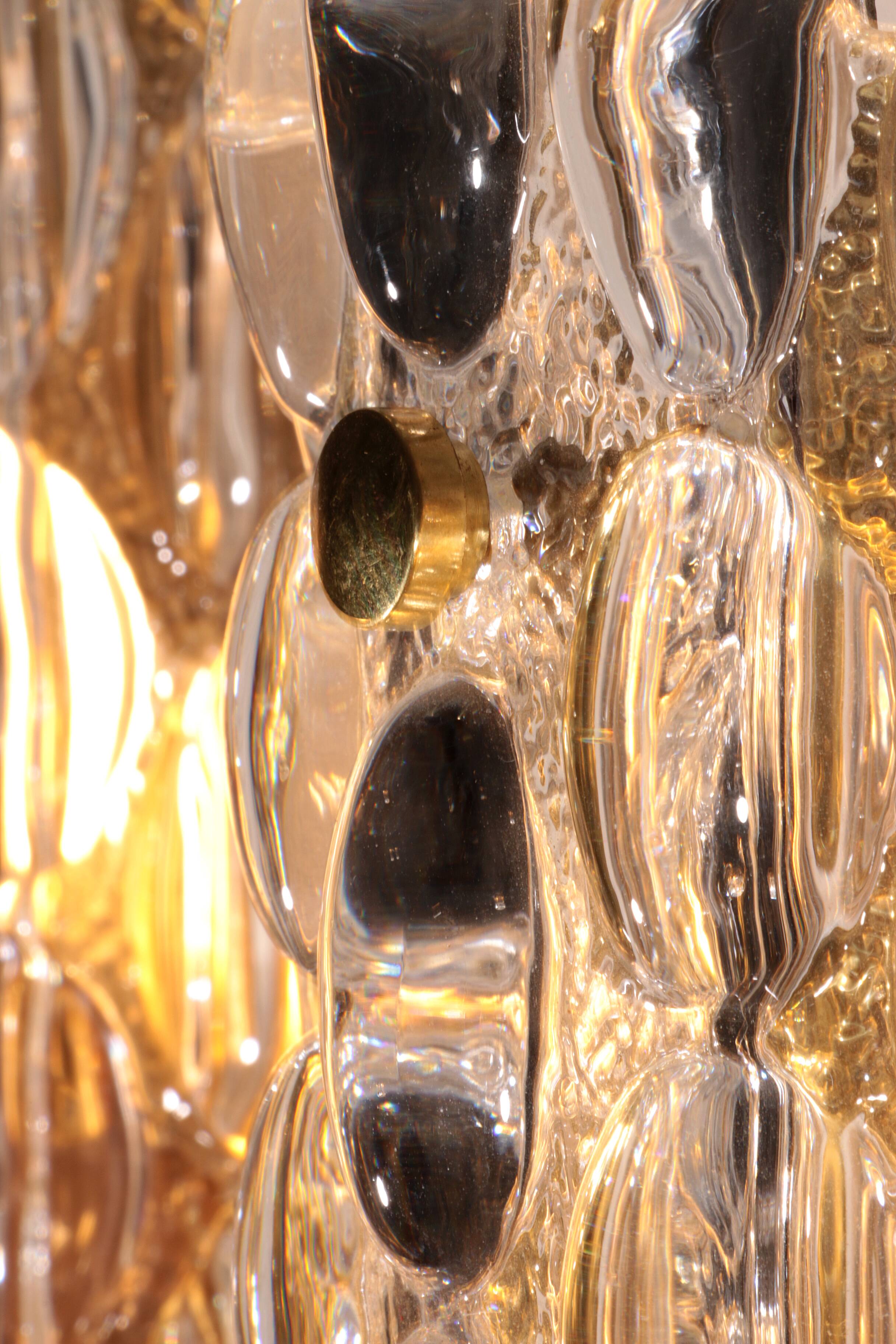 Appliques murales en cristal Waterdrop de Carl Fagerlund pour Orrefors