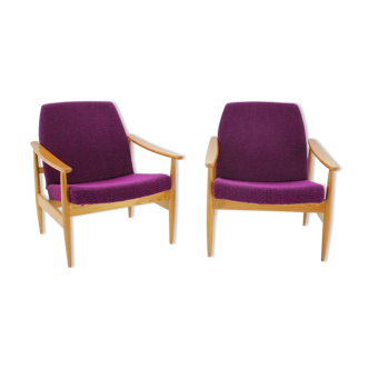 1960s Set of Two Armchairs, Czechoslovakia