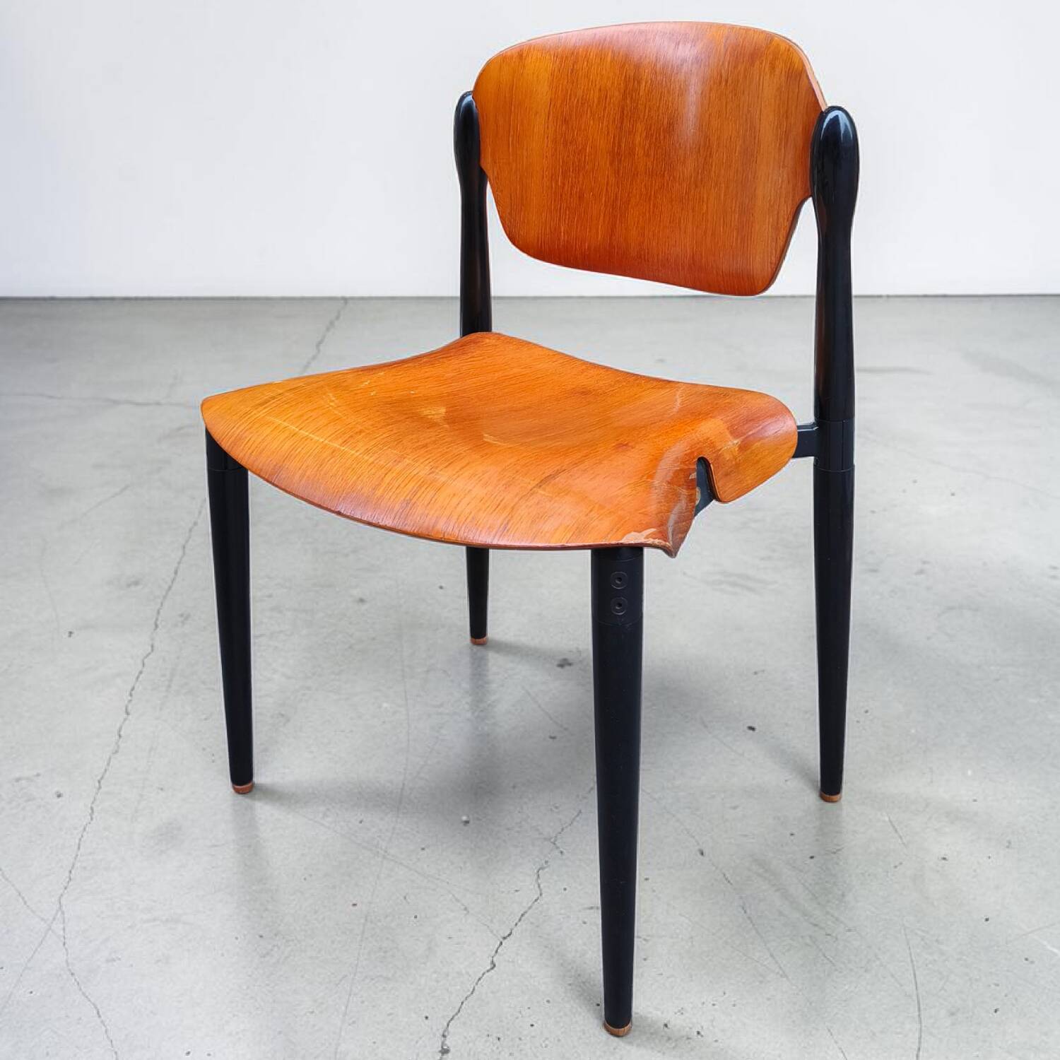 4 S83 chairs designed by Eugenio Gerli, Tecno, 1960