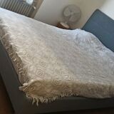 Couvre lit au cochet vintage 180 x 200 cm