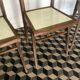 Formica chairs and wood