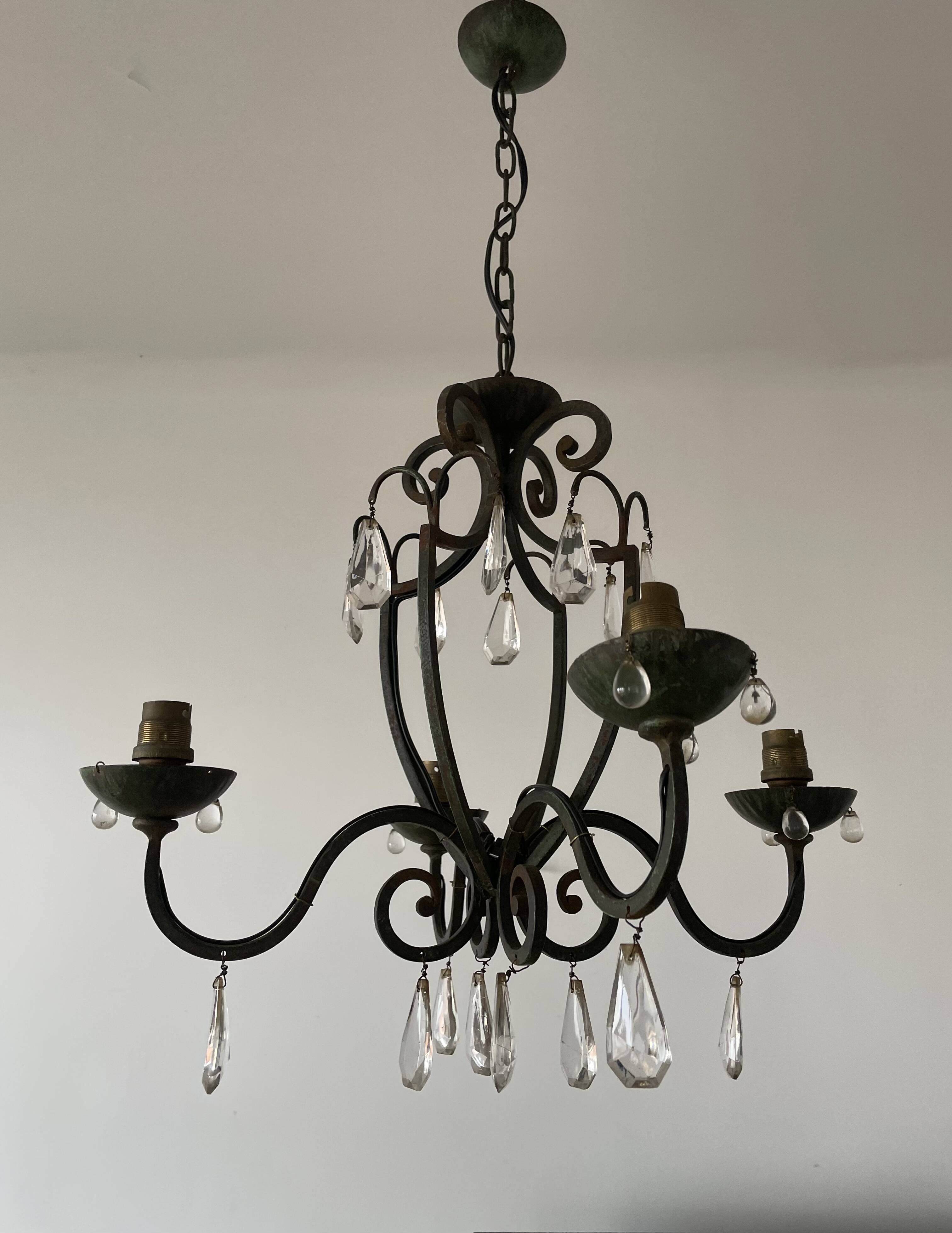 1930s butterfly chandelier