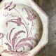 Shallow dish in Clairefontaine ironstone, "Indiana" service.