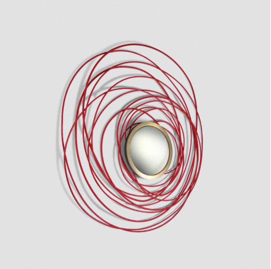 Pelote mirror by herve van der straeten