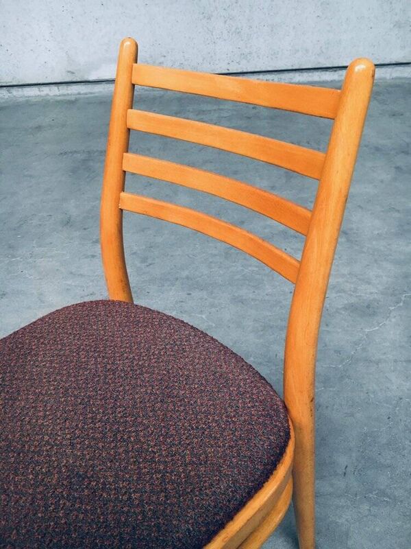 Mid-Century Modern Dining Chairs from Ton, Czechoslovakia, 1968, Set of 4