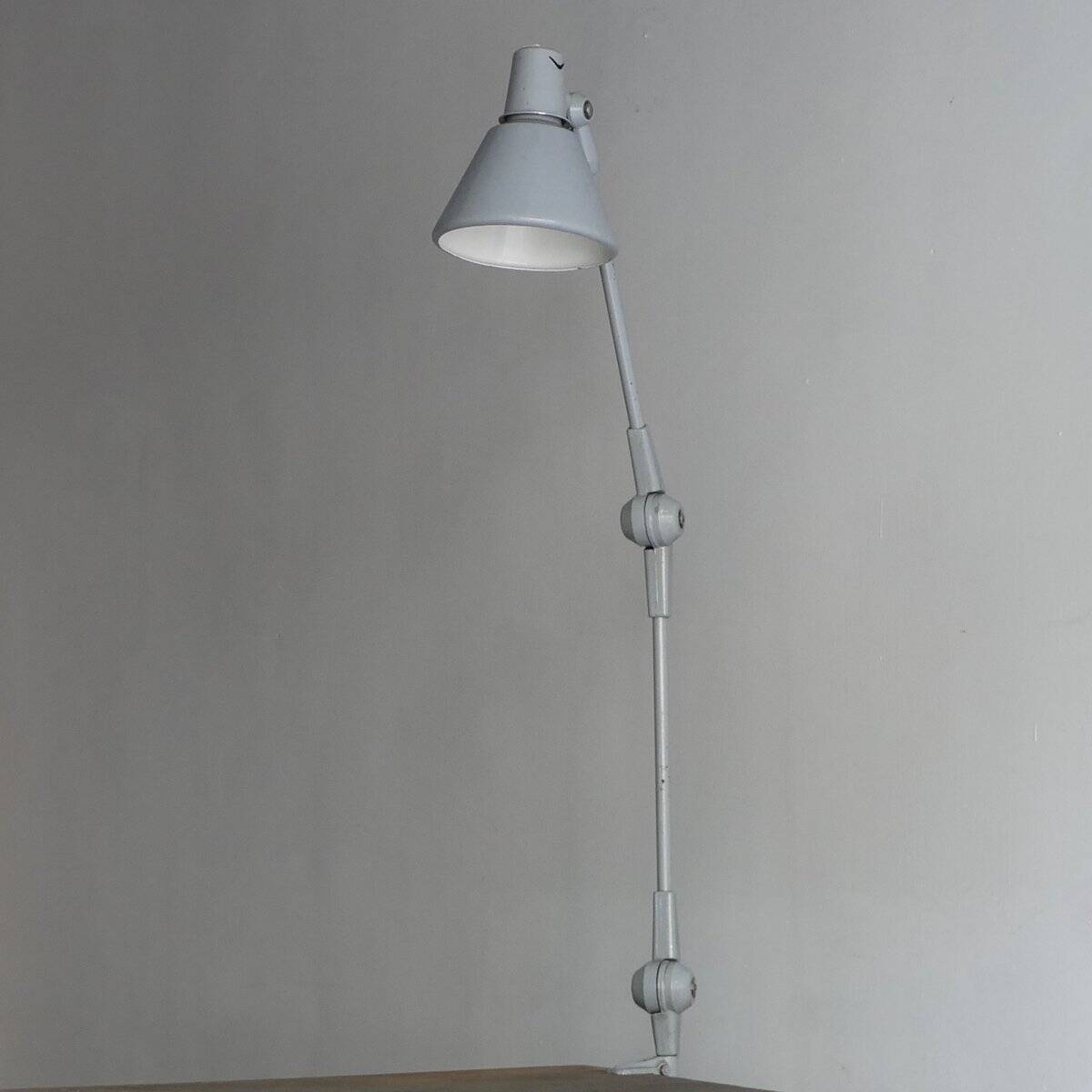 Aure table lamp industrielle de Stilnovo, Italie, 1962