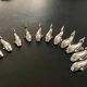 11 whale-shaped metal knife holders