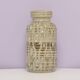 Vintage taupe west germany vase scheurich