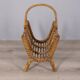 Vintage 1960s Italian design bamboo magazine rack
