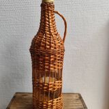 Wicker rattan woven bottle