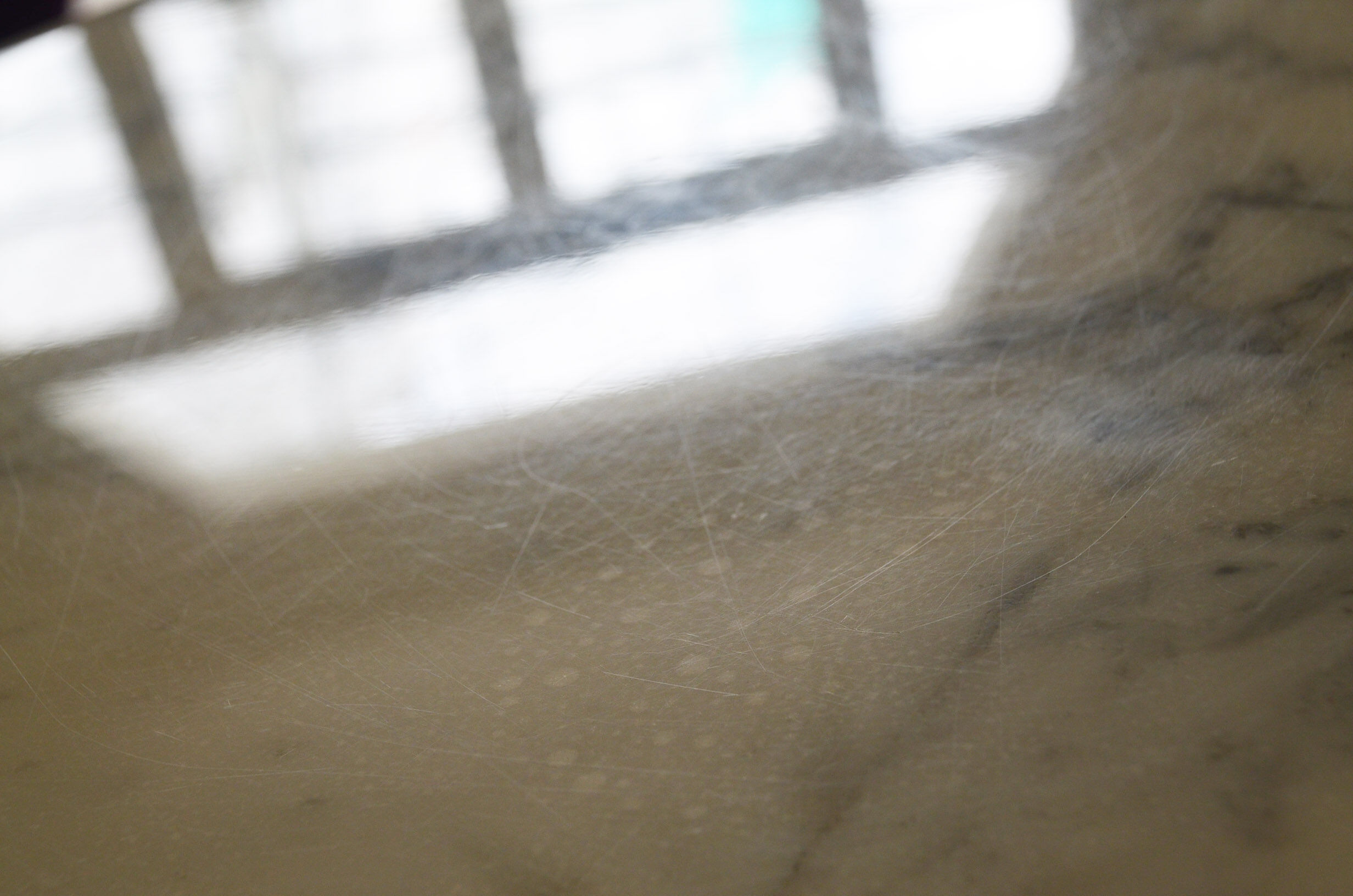 60s marble round coffee table