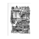 San Francisco black and white silkscreen