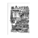 San Francisco black and white silkscreen