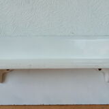 Earthenware shelf and enamelled cast iron